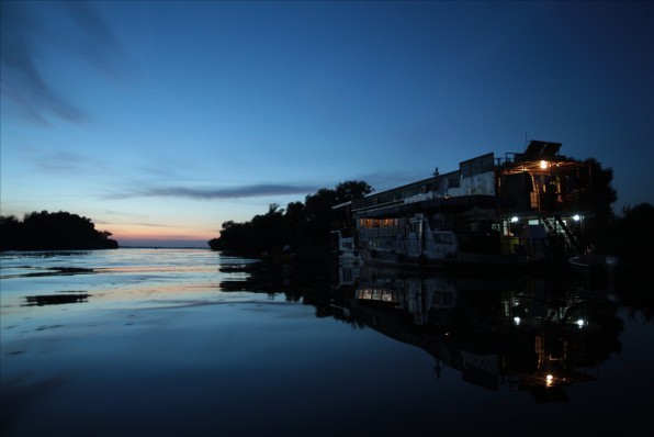 Danube Delta, floating hotel “ARCA”